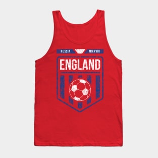 England World Soccer Football Futbol Tank Top